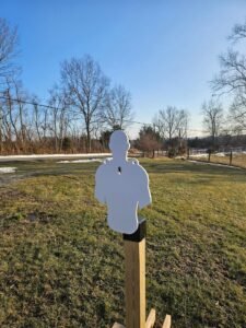 man sillouette 21.5x13