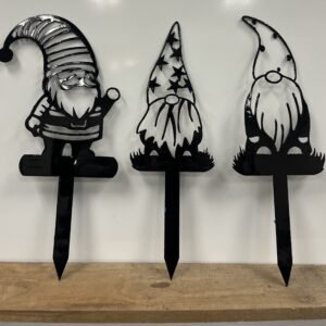 3 piece garden gnome set