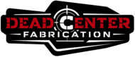 dead center fab red black white logo transparent backround