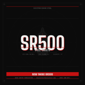 sr500 steel ipsc target