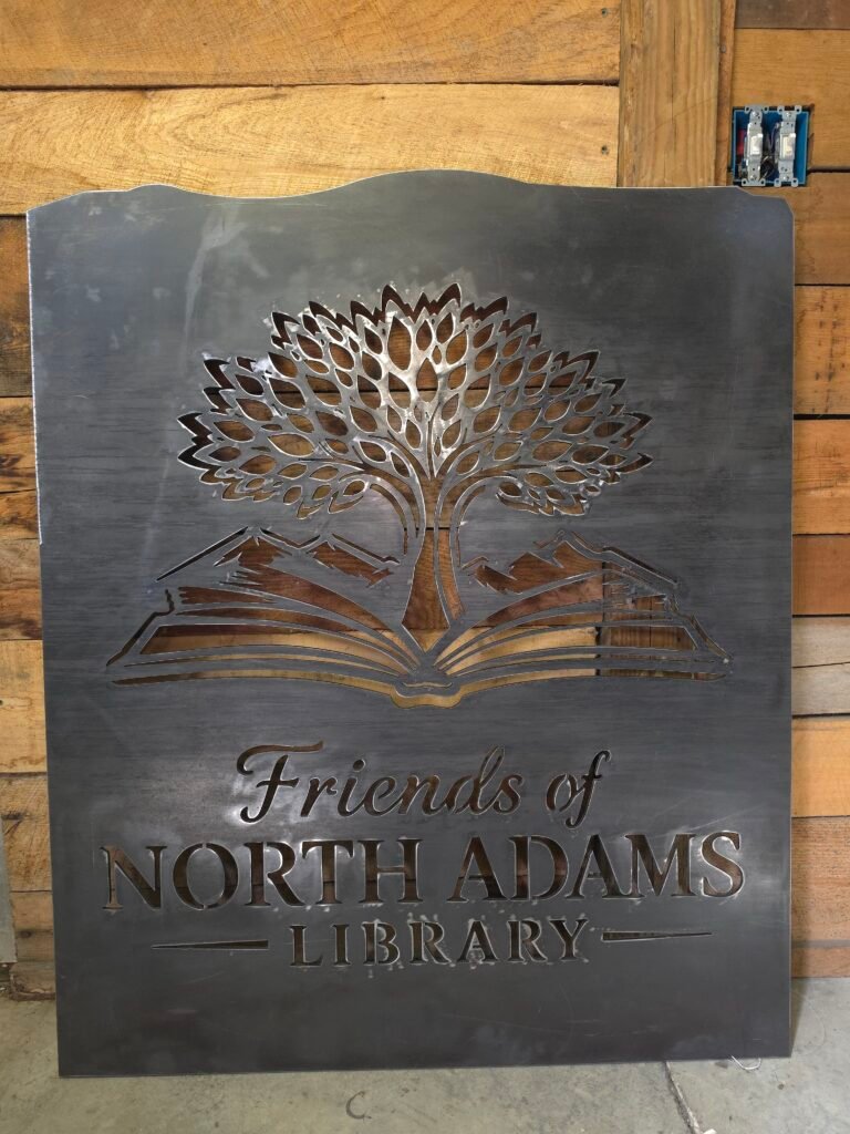 COR-TEN Steel Business Sign
