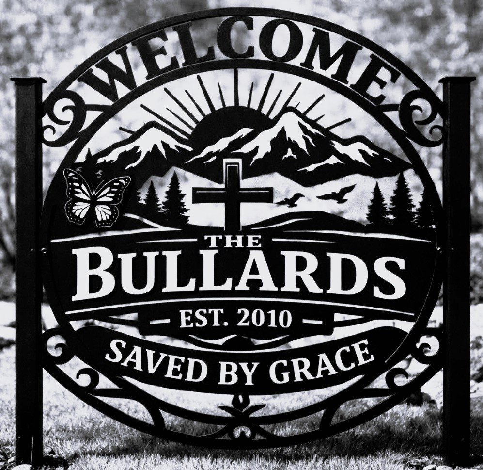 Bullards Custom Metal Sign