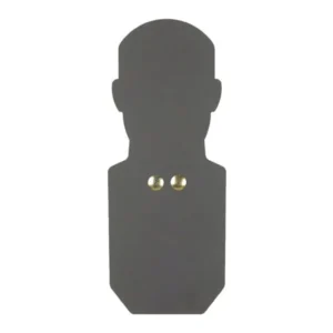 Human Torso 8 × 20 Inch Rifle Target – 2×4 Mount