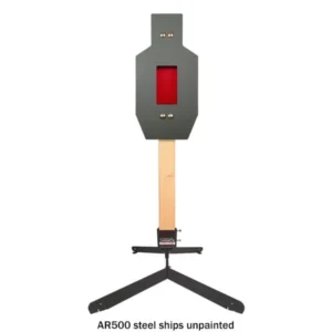 IPSC Rifle (A) Zone Flapper Target - Static Stand