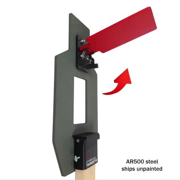IPSC Rifle (A) Zone Flapper Target – Static Stand IPSC Rifle (A) Zone Flapper Target - Static Stand