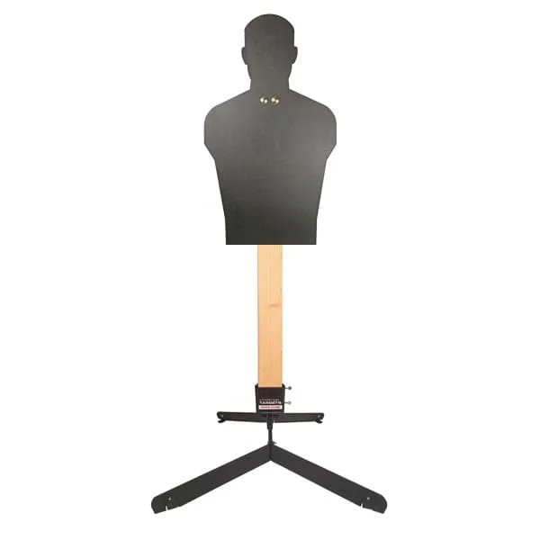 ss rm 80059 r 1 2.webp Challenge Targets full-size human silhouette rifle target with static stand